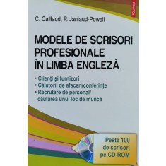 Modele De Scrisori Profesionale In Limba Engleza - Carole Caillaud , F774