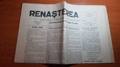 ziarul renasterea 28 februarie 1990-revista a partidului national taranesc foto