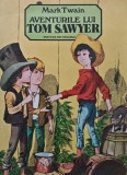 Cumpara ieftin Aventurile lui Tom Sawyer (format mare, inlustratii de Vasile Olac) - 1985 - Mark Twain (#A23)