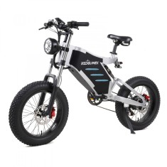 Bicicletă electrică RZOGUWEX X5, 20 inchi, pentru adulți, cu baterie detașabilă de 48 V 25 Ah, bicicletă de zăpadă cu 7 viteze și amortizoare duble