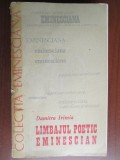 Colectia eminesciana 17- Limbajul poetic eminescian