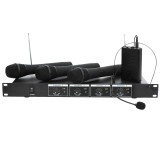 Microfon VHF Ibiza VHF4 3mana+1casca