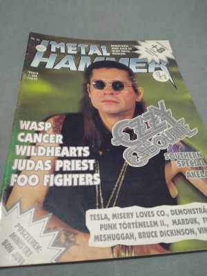 REVISTA METAL HAMMER NR.72 POSTER foto