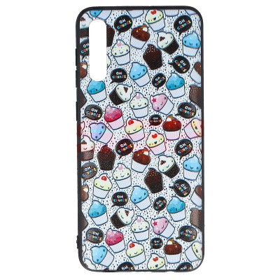 Toc TPU+PC UV Print 3D Samsung Galaxy A30s Cupcakes foto