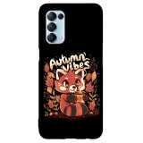Husa compatibila cu Oppo A5 (2020) model Fall vibes, Silicon, TPU, Viceversa, Transparent, Carcasa