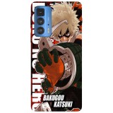 Husa compatibila cu Motorola Moto G50 model Boku no hero Bakugou Katsuki, Silicon, TPU, Viceversa, Transparent, Carcasa