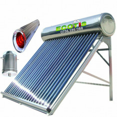 Panou solar 200 litri din inox-presurizat foto