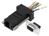MH CONNECTORS Conector adaptor D-Sub 9pin mamă la RJ45 soclu MHDA9-SMJ8-K-RC
