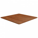 VidaXL Blat de masă pătrat maro &icirc;nchis 80x80x1,5 cm lemn stejar tratat