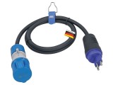 Prelungitor alimentare AS SCHWABE 3G2,5mm&sup2; 1,5m negru 1 priză cod 762484