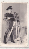 Bnk foto Ofiter cu camera de filmat in spital - anii `40, Alb-Negru, Romania 1900 - 1950, Militar