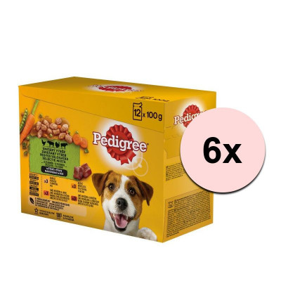 Pedigree pliculeț cu pui &amp;icirc;n sos 6 x (12 x 100g) foto