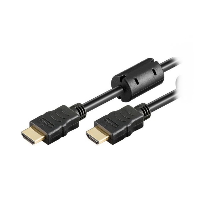 Cablu HDMI t-t 5m 1.4 negru cu ferita