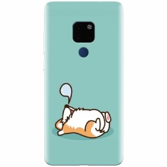 Husa silicon pentru Huawei Mate 20, Cute Corgi