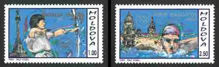 MOLDOVA 1992, Medaliații Moldovei - Barcelona&#039;92, serie neuzata, MNH