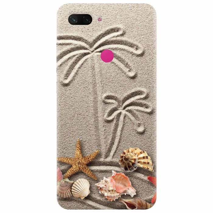 Husa silicon pentru Xiaomi Mi 8 Lite, Beach Sand