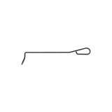 Carlig jar tip i negru (is) DSH 492501