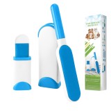 Cumpara ieftin Set 2 Perii pentru Indepartarea Parului de Animale, Haine/Tapiterii, Autocuratare, Reutilizabila, Sofia CONCEPT&reg;, Alb/Albastru
