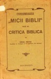 Condamnarea Micii Biblii fata de Critica Biblica - Virgil Herda, 1914, Romana, Religie, Crestinism, Studii Teologice