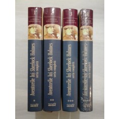 AVENTURILE LUI SHERLOCK HOLMES (4 VOLUME) - Arthur Conan DOYLE - Biblioteca Adevarul