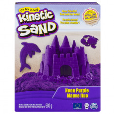 Kinetic Sand Deluxe Culori Mov Neon 680Grame foto