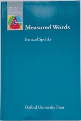 Measured Words - Bernard Spolsky foto