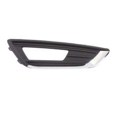 Grila bara fata Ford Focus 3, 10.2014-08.2018, parte montare partea dreapta, cu gaura proiector, cu ornament cromat, RETOV, 32C2276R, Aftermarket, 18