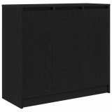 Bufeta Stejar negru 85x34x76 cm Lemn prelucrat, DKD Home Decor