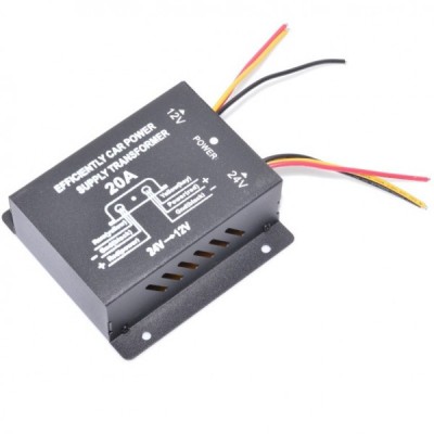 Transformator Convertor tensiune 24V 12V 20A 7F006 XXM foto