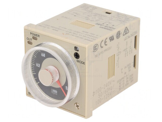 Timer Programabil SPDT 250VAC/5A 100-240VAC 100-125VDC