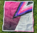 Batic / esarfa, design abstract modern, 79x75cm