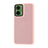 Husa pentru motorola moto g35 - halofrost, pro grip, pink