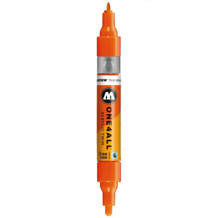 Marker Molotow ONE4ALL Acrylic Twin 15 &amp;ndash; 4 mm dare orange