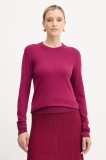 Silvian Heach pulover LETALO culoarea bordo, light, GPA25038MA