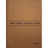 Vladimir Iliescu - Mic dictionar polon-roman / Maly slownik rumunsko-polski (colegat) (Editia: 1963)