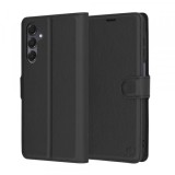 Husa pentru Samsung Galaxy A16 5G A166 / A16 4G A165, Techsuit, Leather Folio, Neagra