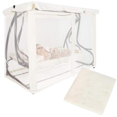 Plasa antiinsecte pentru leagan de gradina, 165x680 cm, bej Household NewTrend