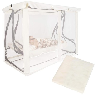 Plasa antiinsecte pentru leagan de gradina, 165x680 cm, bej Household NewTrend foto