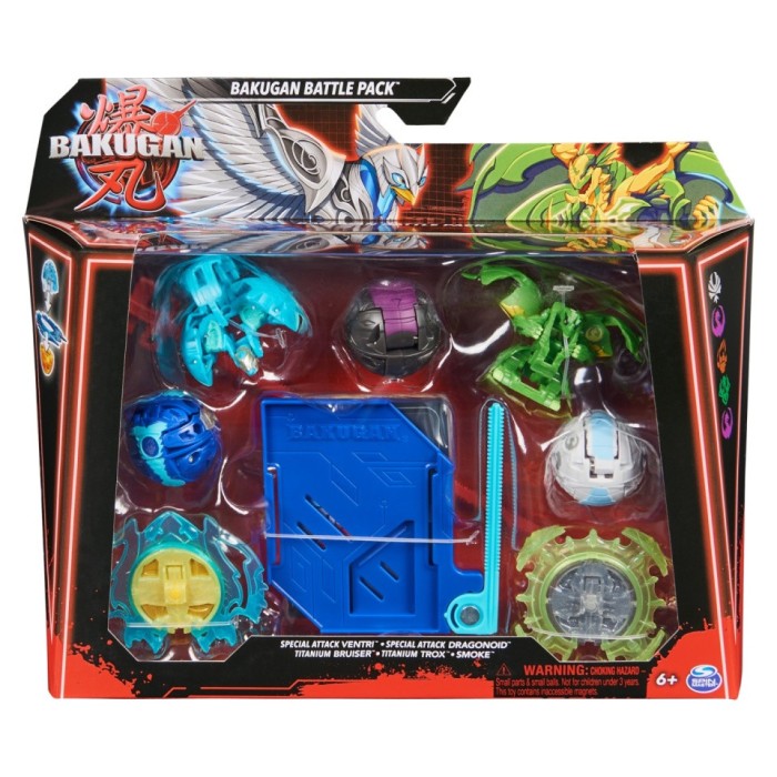 BAKUGAN SET DE LUPTA SPECIAL ATTACK VENTRI, SPECIAL ATTACK DRAGONOID TITANIUM