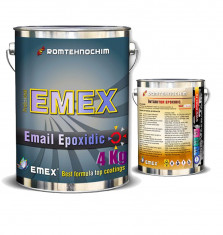 Email Epoxidic Bicomponent ?EMEX?, Crem, Bidon 4 KG, Intaritor inclus foto