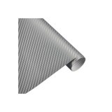Rola folie carbon 3D culoare Argintie latime 1.27mx30m Automotive TrustedCars, Oem