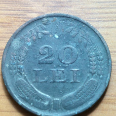 Moneda Romania 20 lei 1944