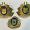 Lot 3 Insigne Embleme Cuci de Cascheta Anii 90 Poliția Ministerul de Interne