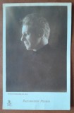 Fotografie tip carte postala, necirculata, Alexander Moissi, perioada interbelica