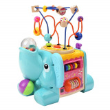 Centru de activitati 5 in 1, Woody, Elefant