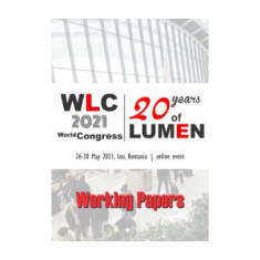Working Papers Volume - World LUMEN Congress 2021. Logos Universality Mentality Education Novelty. 20th LUMEN Anniversary Edition! 26-30 mai 2021, Ias