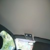 Material pentru reconditionare plafon auto, material textil cu spate buretat, culoare Gri Deschis, dimensiune 2m x 1,50m, AVEX