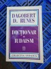 Dictionar de Iudaism Dagobert D. Runes - Romana, Ebraica, Hasefer 1997, 291 pagini