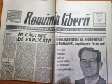 Romania libera 25 octombrie 1991- ziua regelui mihai,a implinit 70 de ani