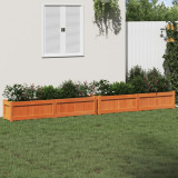 Jardiniere de gradina, 2 buc., maro ceruit, lemn masiv de pin GartenMobel Dekor, vidaXL